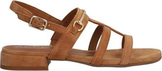 Alpe Schoenen, Dames, Bruin, 39 EU, Suède, Casual Kameel Suède Dames Sandalen