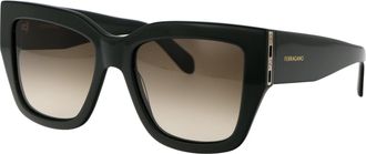 Ferragamo Womens Sunglasses Sf1104s Green Acetate