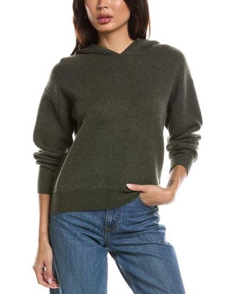 Fort&eacute; Cashmere Double Knit Cashmere Hoodie