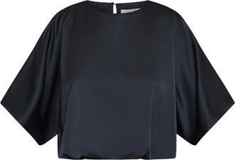 Sisters Point Dames, Blouses & Shirts, Zwart, Maat: S Poliester