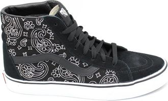 Vans Bandana Stitch Hi-Top Canvas Sneaker - Heren - Sneakers - Zwart - 40 1/2 EU - Su&egrave;de - Schoenen