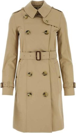 Burberry Chelsea Heritage Trenchcoat - Dames - Trenchcoats - Beige - 3XS - Katoen - Jassen
