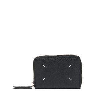 Maison Margiela Four Stitches Grained-leather Cardholder