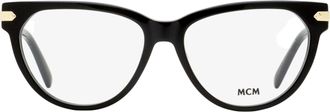 MCM MW5030 Cat-Eye Tea Cup Eyeglasses - Black