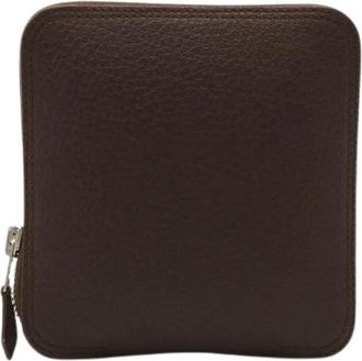 Herm&egrave;s Pre-owned Silky Pop Bouffle Silk Tote Bag - Dames - Vintage Shopper - Bruin - ONE Size - Leer - Vintage