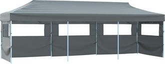 vidaXL Vidaxl - Carpa De Fiestas Pop-up Plegable Con 5 Paredes Antracita 870x291x315 Cm