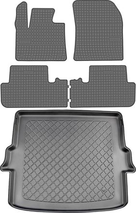 OEM Juego De Alfombrillas De Goma Para Coche Y Alfombrilla Para Maletero Para El Suv Ds 7 Crossback De Febrero De 2018 A Julio De 2019