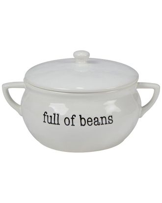 Certified International Just Words Bean Pot
