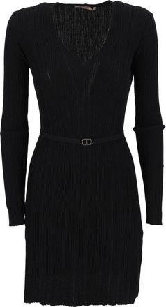 Twinset Dames, Jurken, Zwart, Maat: XS