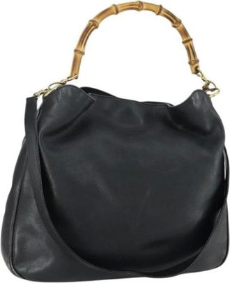 Gucci Pre-owned Handbags, female, Black, Size: ONE SIZE Pre-owned Vintage Handbag