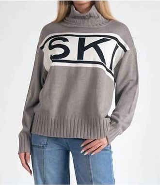 Elan Ski Sweater In Grey