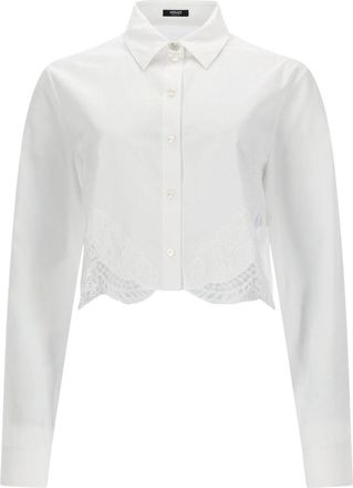 Versace Shirt With Lace Inserts