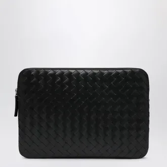 Bottega Veneta Getaway black Intrecciato document holder