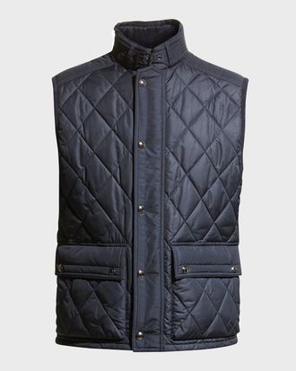Ralph Lauren Purple Label Men & apos;s Leyland Quilted Vest