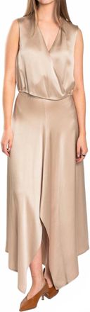 Alysi Liquid Satin Top In Petalo