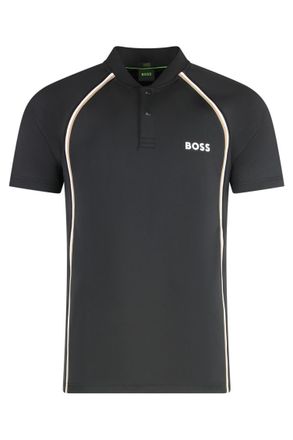 HUGO BOSS Black Striped Logo Polo
