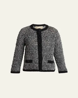 Valentino Garavani Tweed Melange Jacket