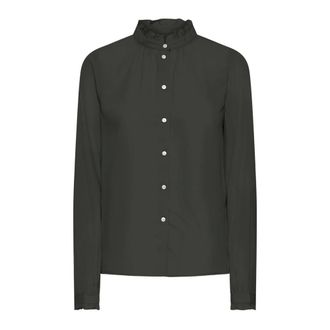 Ichi Ihsigga LS Bluser - Blouses & Shirts - Mujer - Negro - 2XL