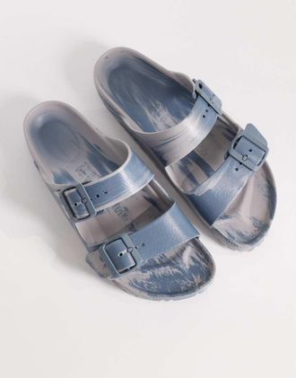 Birkenstock Arizona EVA color marmo grigio basalto-Blu