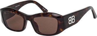 Balenciaga Zonnebrillen - Dames - Zonnebrillen - Bruin - 54 MM - Accessoires