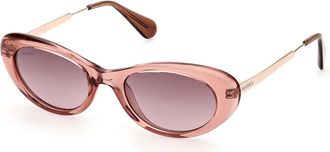 Max & Co. MO0077 72F Womens Sunglasses Pink Size 52