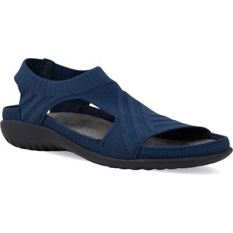 Naot Kawhia Sandal in Navy Knit at Nordstrom, Size 11Us