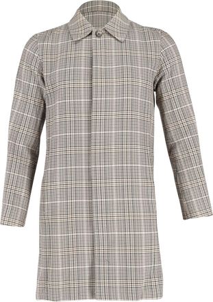 A.P.C. APC Mac Plaid Coat in Multicolor Cotton