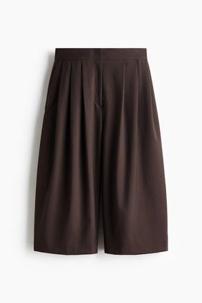H&M Wide Culottes in Dark Brown at Nordstrom, Size 10