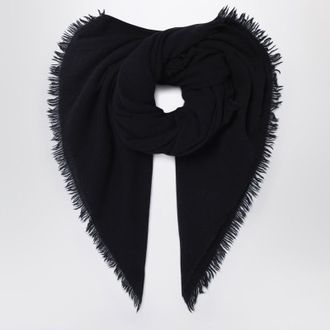 Destin Black cashmere scarf
