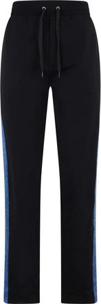 Moschino Broeken, Dames, Zwart, M, Katoen, Zwarte broek, hoge taille, veelzijdig