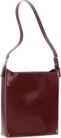 Ferragamo Pre-owned Leren Schoudertas - Dames - Vintage Schoudertas - Rood - ONE Size - Leer - Vintage