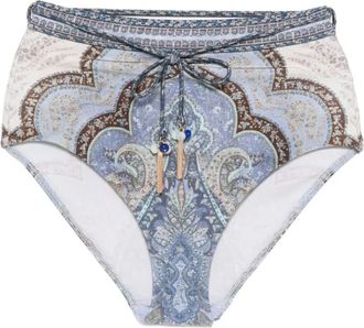 Zimmermann Ondergoed, Dames, Veelkleurig, M, Leer, Wanderlust High Waist Pant