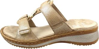 Ara Wedge Sandaal - Dames - Schoenen - Geel - Maat: 37 EU Leer