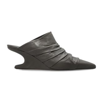 Rick Owens Wedges, female, Gray, Size: 6 US Cantilever 6 Sharp Sabot