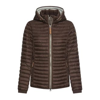 Camel Active Jassen - Dames - Gewatteerde jassen - Bruin - S - Leer - Jassen