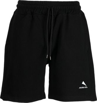 Mauna Kea logo-print cotton shorts - men - Cotton - S - Black