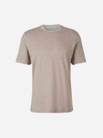 Brunello Cucinelli Layered Knit T-Shirt