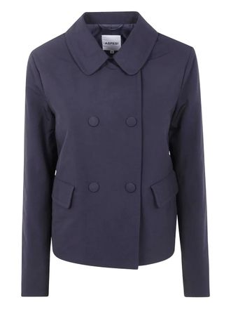 Aspesi double-breasted jacket - Blue