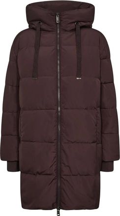 Mos Mosh Avon Donsjas in Fudge - Dames - Parka Jassen - Paars - 2XS - Jassen