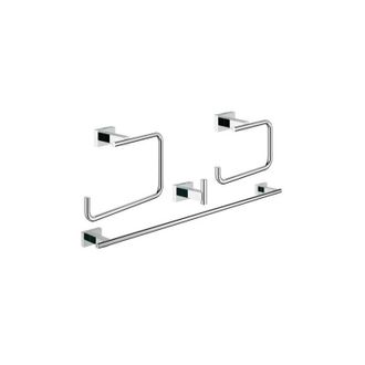 GROHE Essentials Cube Juego De Accesorios 40778001, Cromado - Grohe