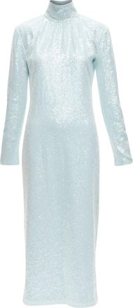 16Arlington 16Arlington Vida Sequins High Neck Long Sleeves Cocktail Dress