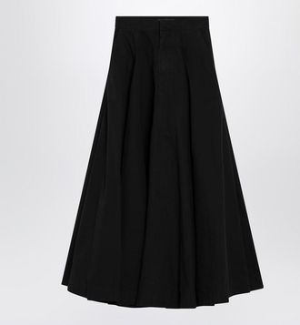 Balenciaga Ripstop Godet Maxi Skirt