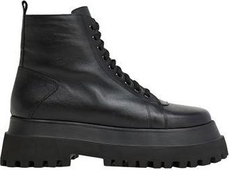 8 by YOOX LEATHER ANKLE WORK BOOTS
