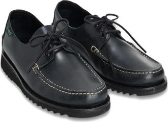 Kaptain Sunshine x Paraboot Domingue leren schoenen - Blauw