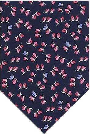 Ferragamo Blue Printed Tie