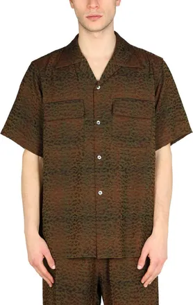 Needles Animalier Print Shirt - Brown