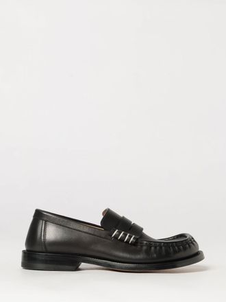 J.W.Anderson Calfskin Leather Penny Loafers with Contrast Stitching