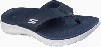 Skechers Mens Skechers Mens Go Consistent Sandal 2.0 Cabton Flip Flops - Navy - Size: 10