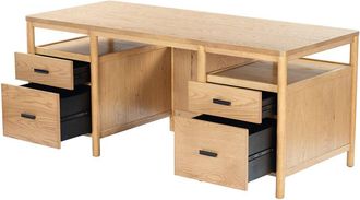 Safavieh Couture Jaylessa Wood 4-Drawer Desk