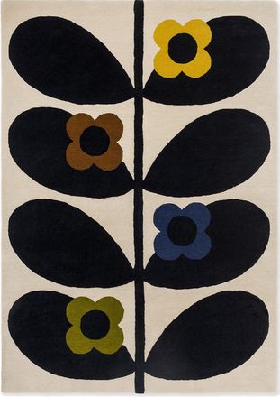 Orla Kiely Designer Teppich Wild Rose - handgetuftet, aus 100% reiner Schurwolle